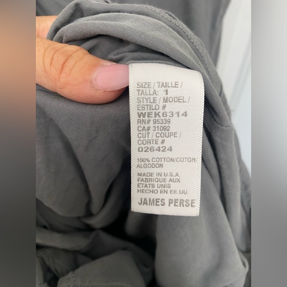 Women’s Standard James Perse Gray Draped Sleeveless Tank Dress Size Small - Picture 5 of 7